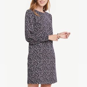 Ann Taylor Factory Geo Balloon Sleeve Work Dress